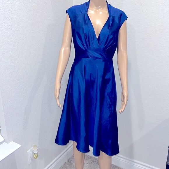 Vintage  Evan-Picone blue dress - Picture 1 of 7